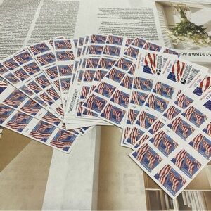 American Flag Postage Stamps